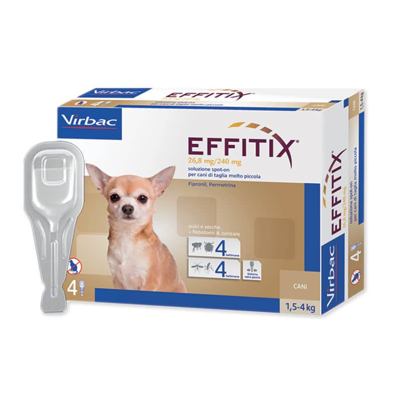 Effitix Toy 0/4 kg (24 pipette) Antiparassitario Vendita Online