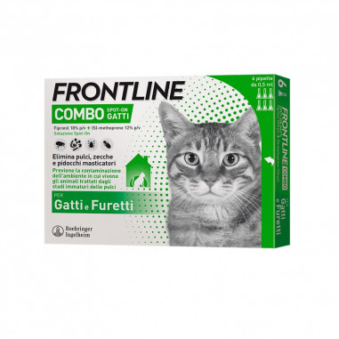 FRONTLINE Combo Gatti (6 pipette) Miglior Prezzo