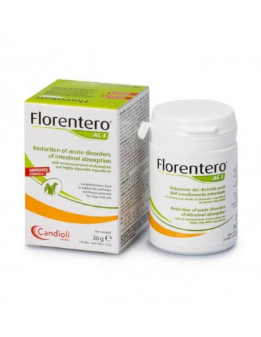 FLORENTERO ACT (30 cpr) Regolatore flora intestinale cani e