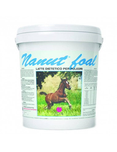 NANUT FOAL 5 Kg Latte in polvere per puledri e cavalli Miglior