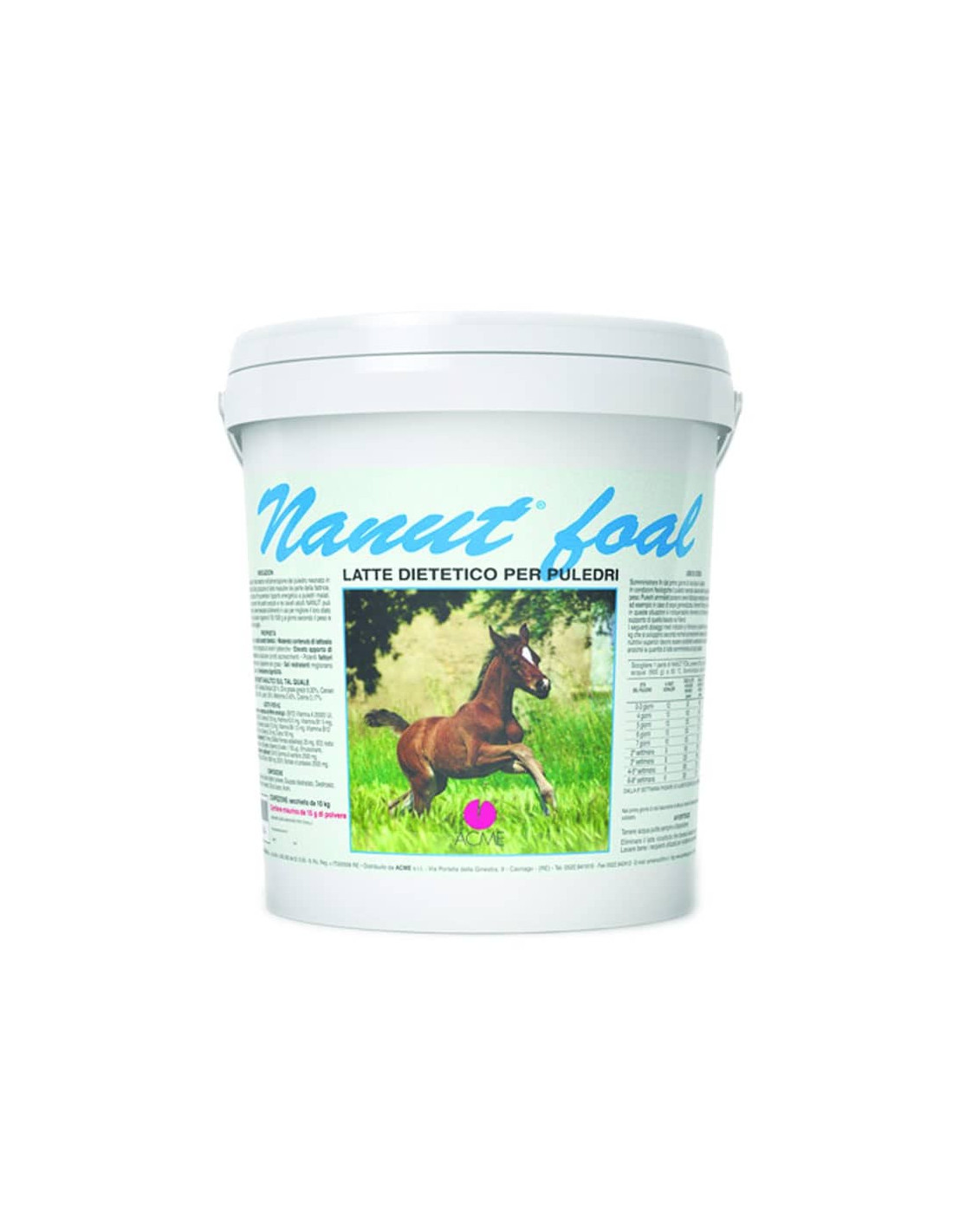NANUT FOAL 5 Kg Latte in polvere per puledri e cavalli Vendita Online
