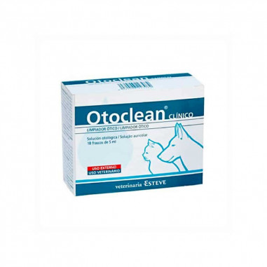 OTOCLEAN(18 fiale da 5 ml) Detergente auricolare per cani e