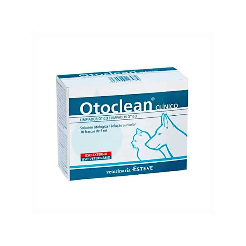 OTOCLEAN(18 fiale da 5 ml) Detergente auricolare per cani e gatti