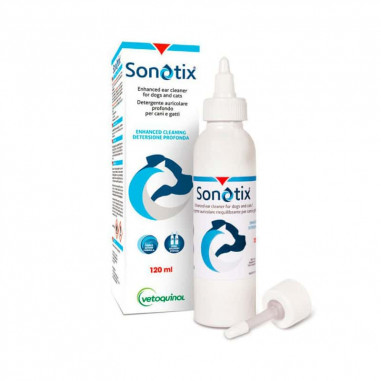 SONOTIX (120 ml) Detergente auricolare per cani e gatti Miglior
